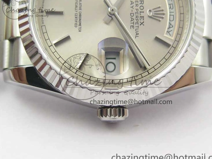 President Best Dial 36 Edition Bp Silver Maker 128239 Bracelet Day-Date SS on 0930
